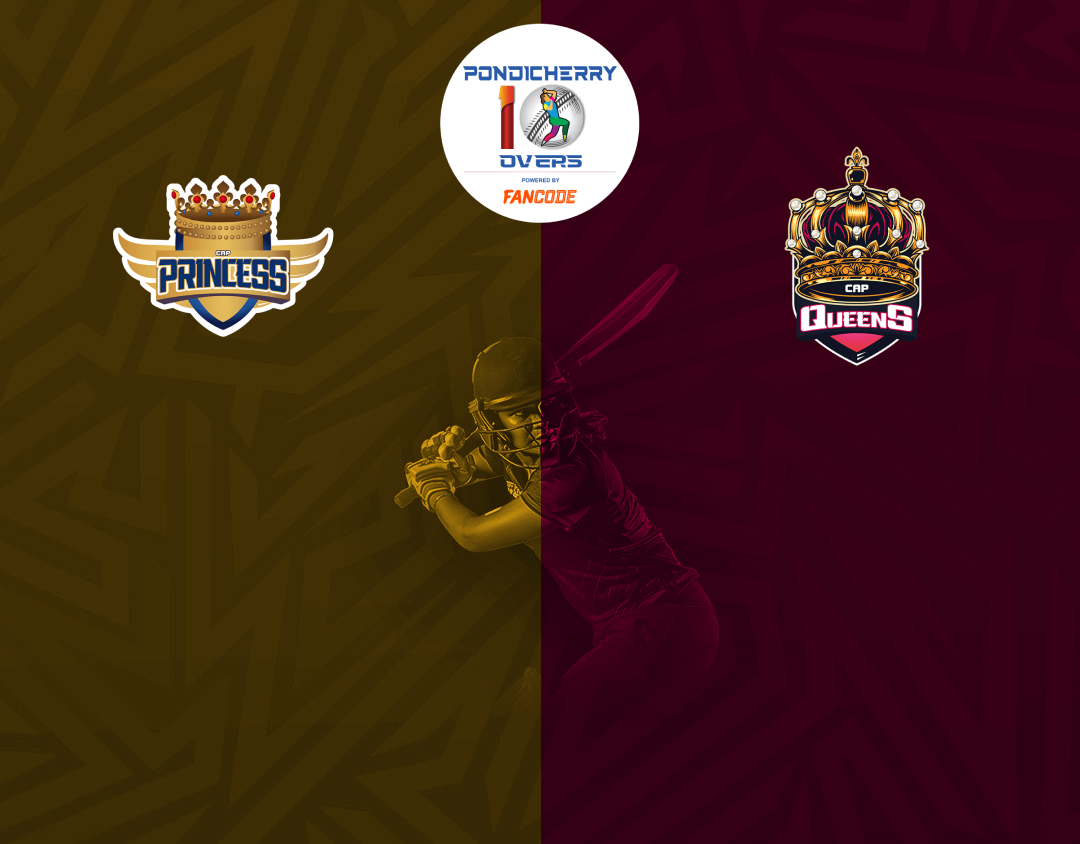 Match 9 of siechem pondicherry womens t10 tournament 2024: princess women vs queens women banner