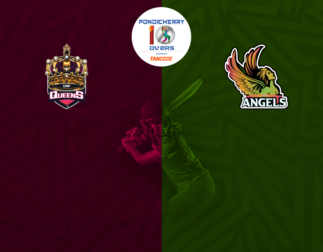 Match 12 of siechem pondicherry womens t10 tournament 2024: queens women vs angels women banner