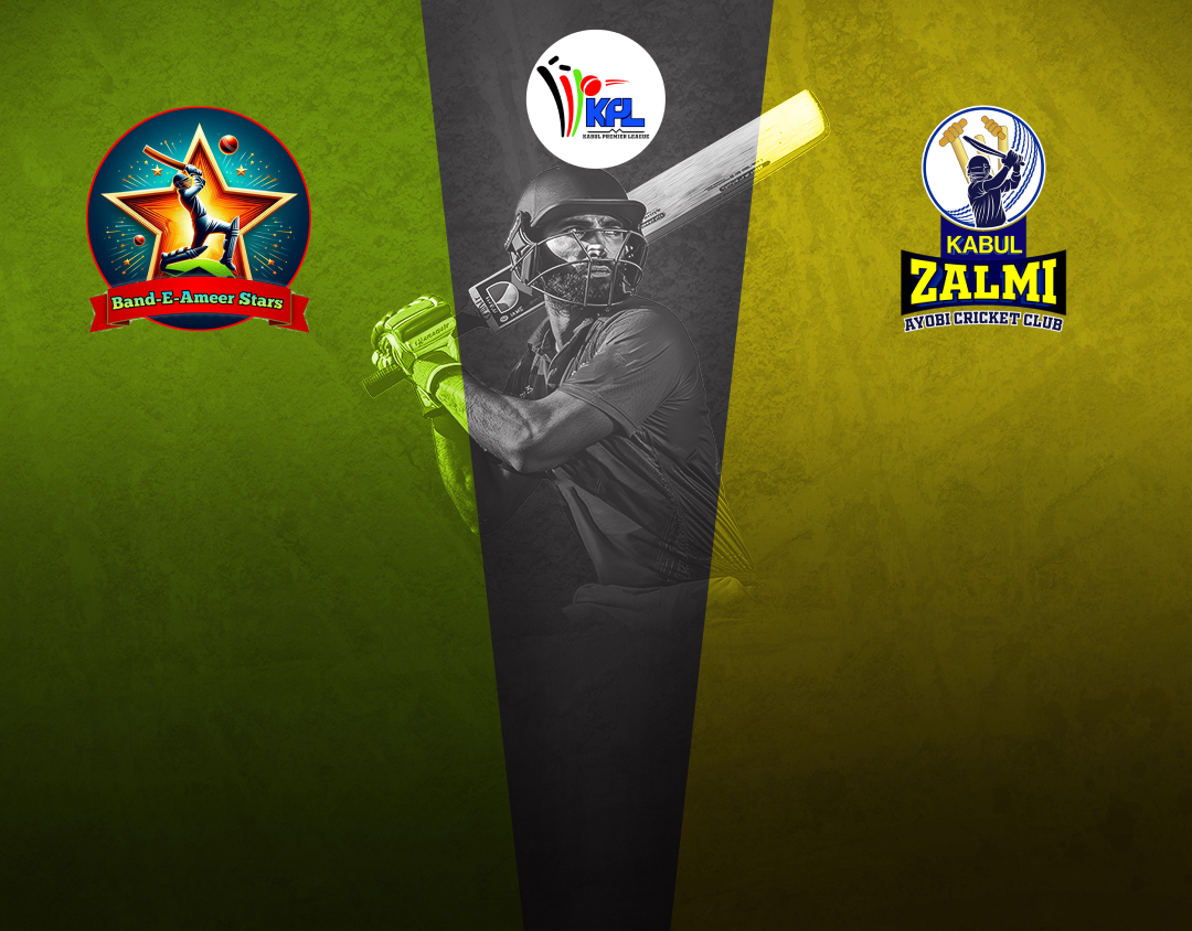 Match 13 of kabul premier league, 2024: band-e amir stars vs kabul zalmi banner