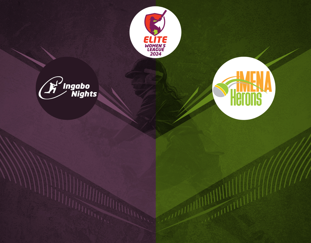 Match 12 of rwanda women elite league t20, 2024: amasimbi hawks vs ingabo knights banner