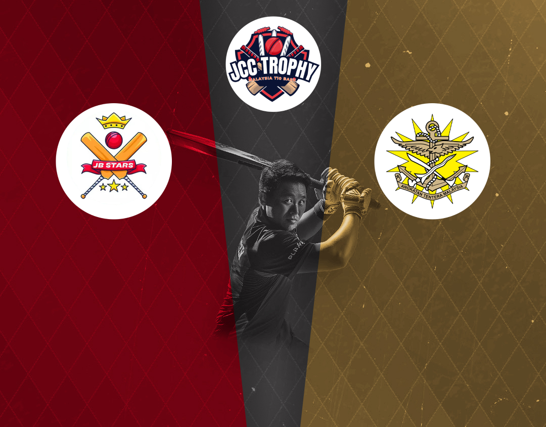 Match 3 of malaysia t10 bash, 2024: jb stars vs atm banner