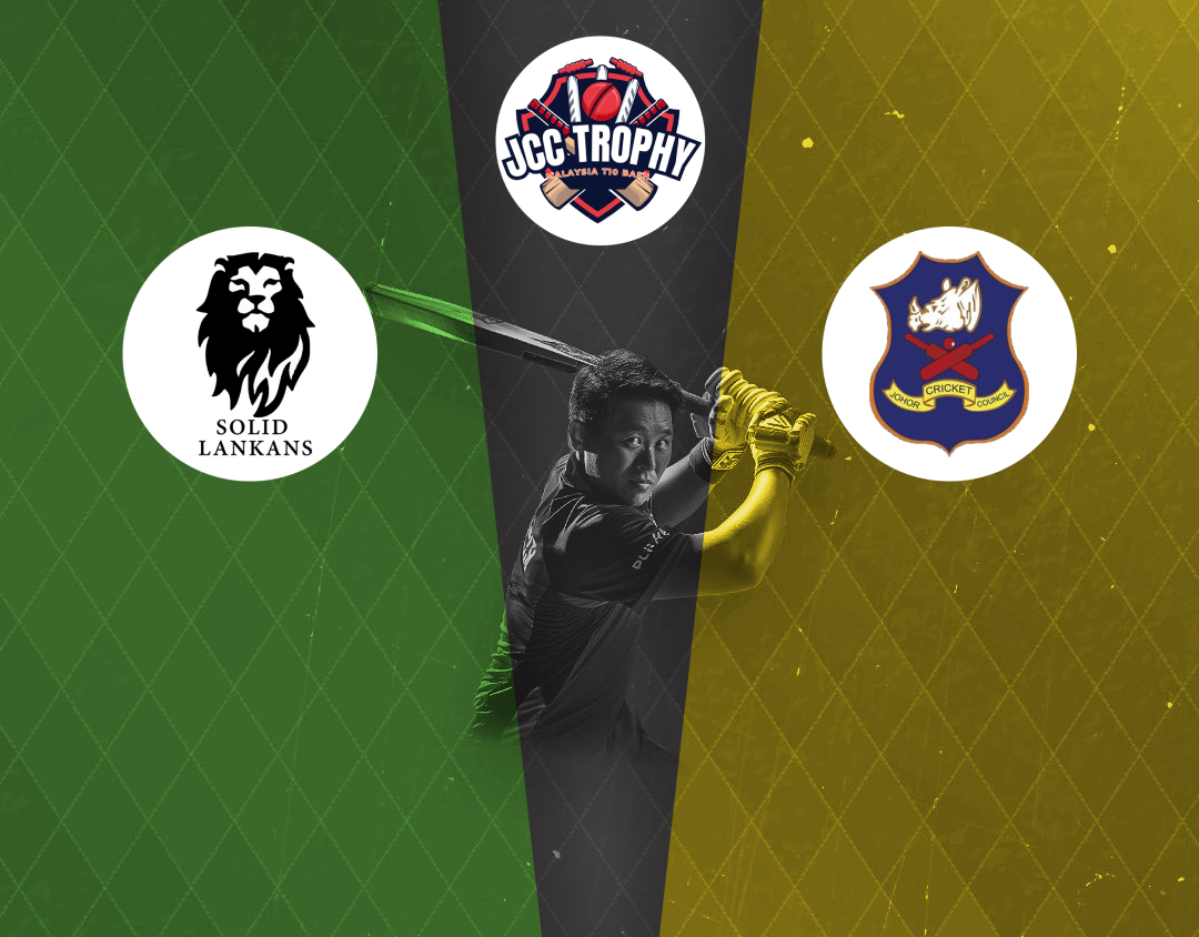 Match 4 of malaysia t10 bash, 2024: solid lankans vs johor xi banner