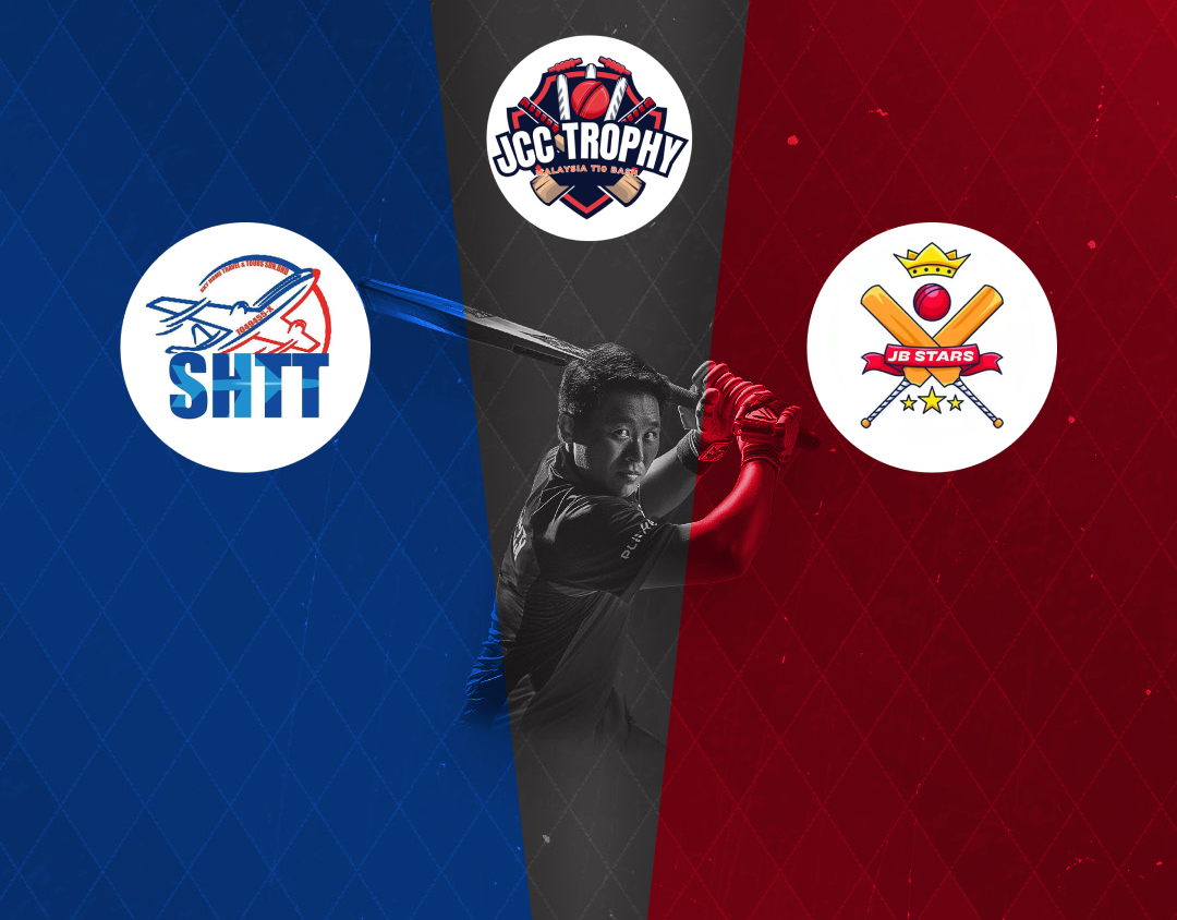 Match 11 of malaysia t10 bash, 2024: sky home riders vs jb stars banner