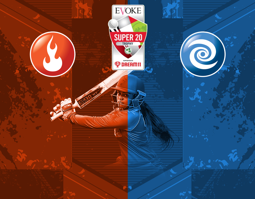 Match 5 of evoke super 20 trophy, 2024: scorchers women vs typhoons women banner