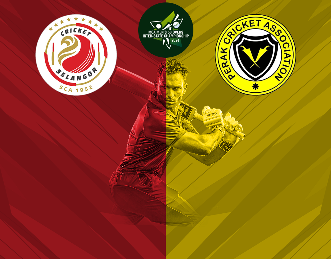 Match 1 of mca men's 50 overs inter-state championship, 2024: selangor vs perak banner