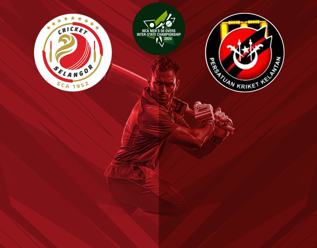 Match 4 of mca men's 50 overs inter-state championship, 2024: selangor vs kelantan banner