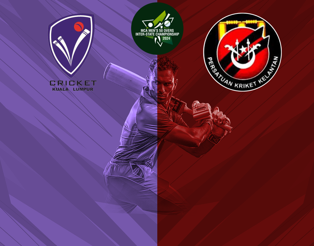 Match 8 of mca men's 50 overs inter-state championship, 2024: kuala lumpur vs kelantan banner