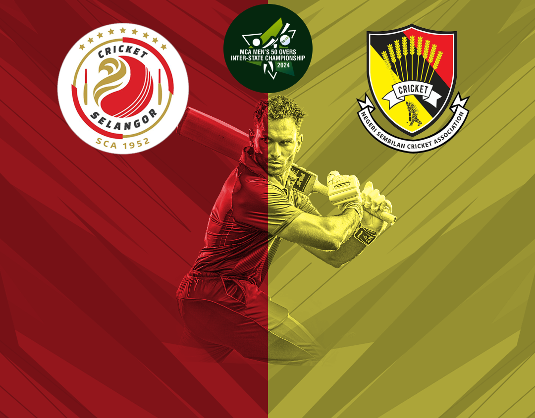 Match 12 of mca men's 50 overs inter-state championship, 2024: selangor vs negeri sembilan banner