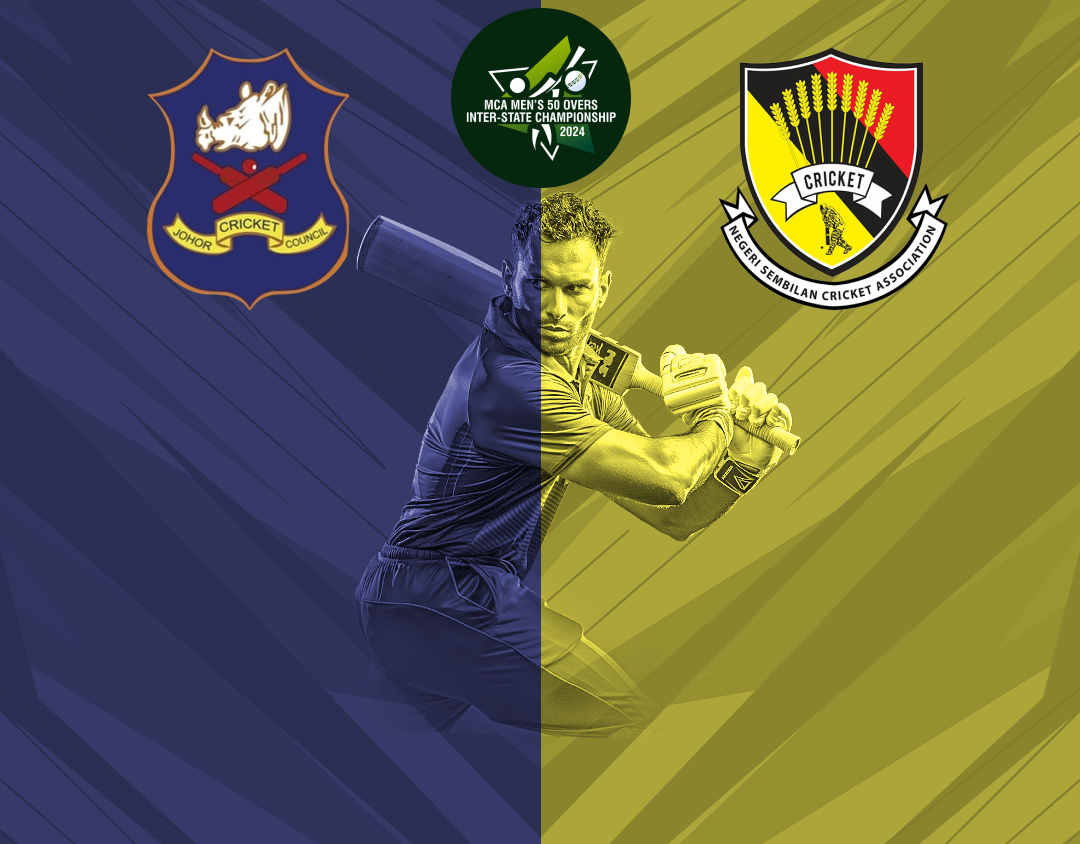 Match 24 of mca men's 50 overs inter-state championship, 2024: johor vs negeri sembilan banner