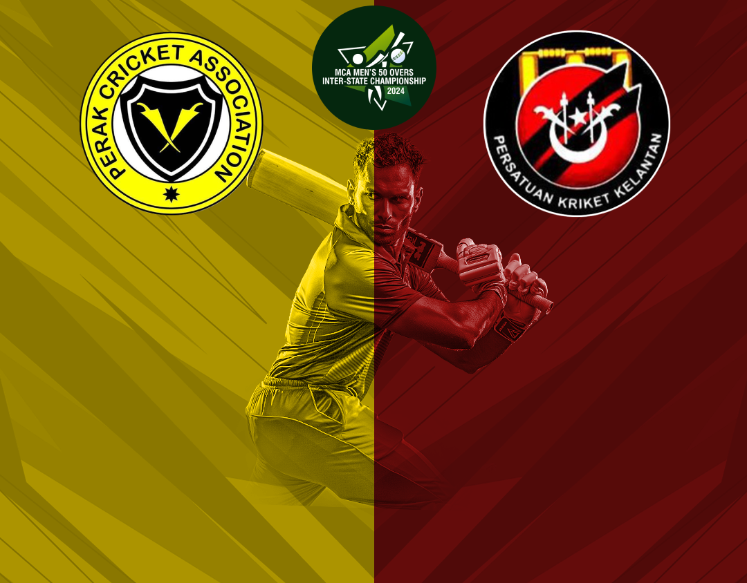 Match 28 of mca men's 50 overs inter-state championship, 2024: perak vs kelantan banner