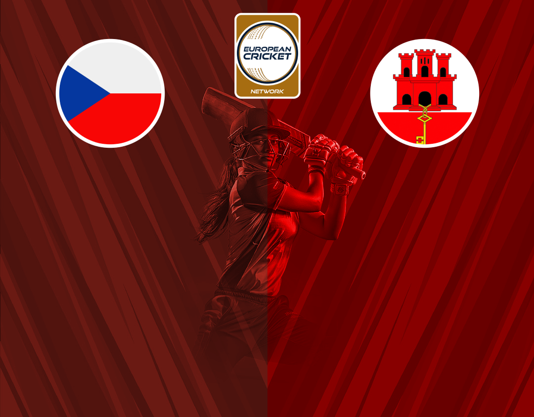 Match 1 of ecn central europe cup t20iw, 2024: czechia women vs gibraltar women banner