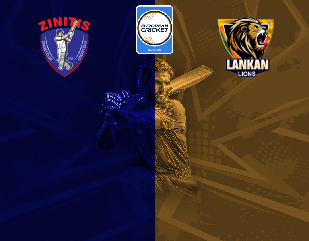 Match 5 of ecs romania, 2024: zinitis vs lankan lions banner