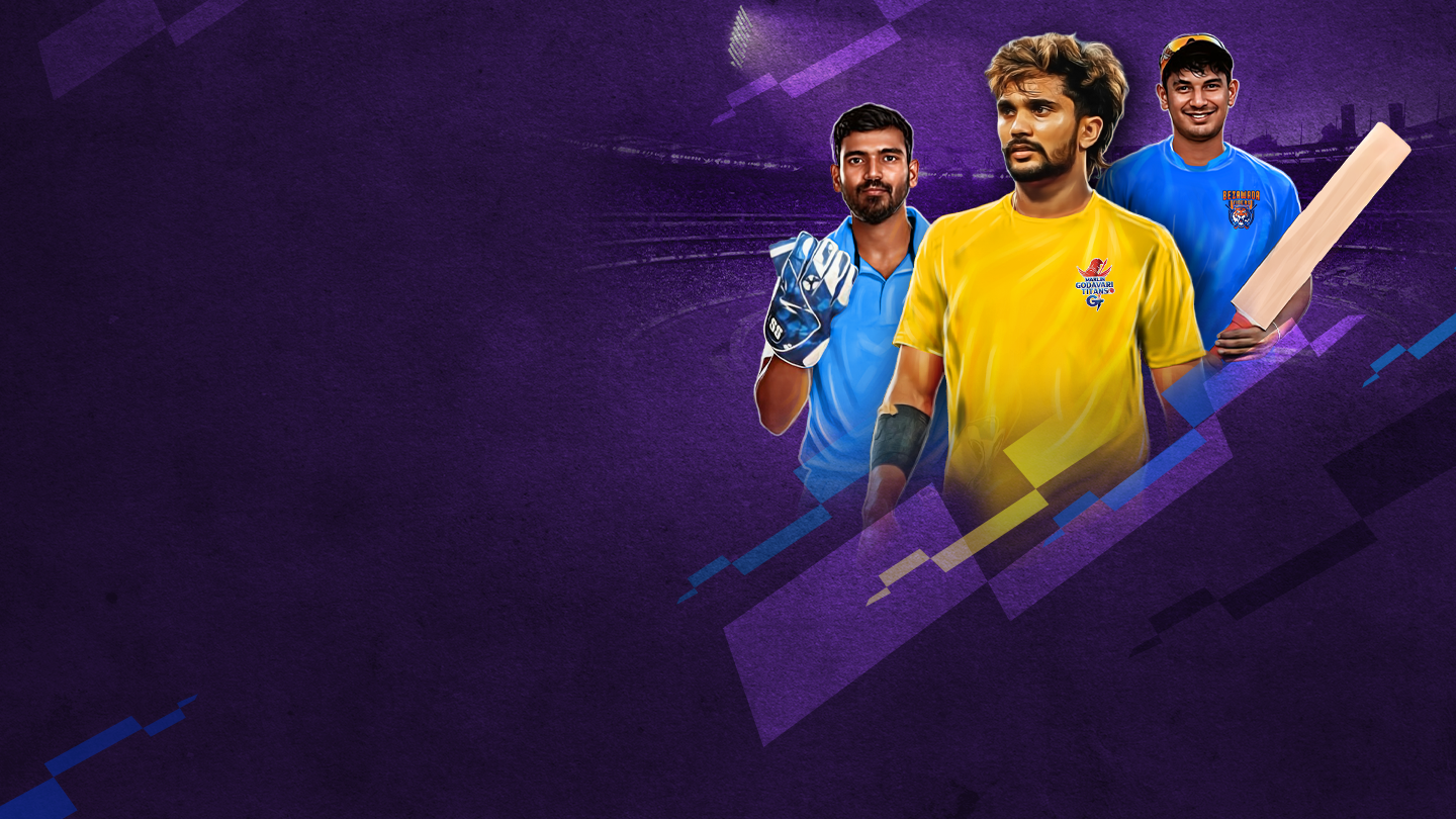 Andhra premier league, 2024 cricket banner