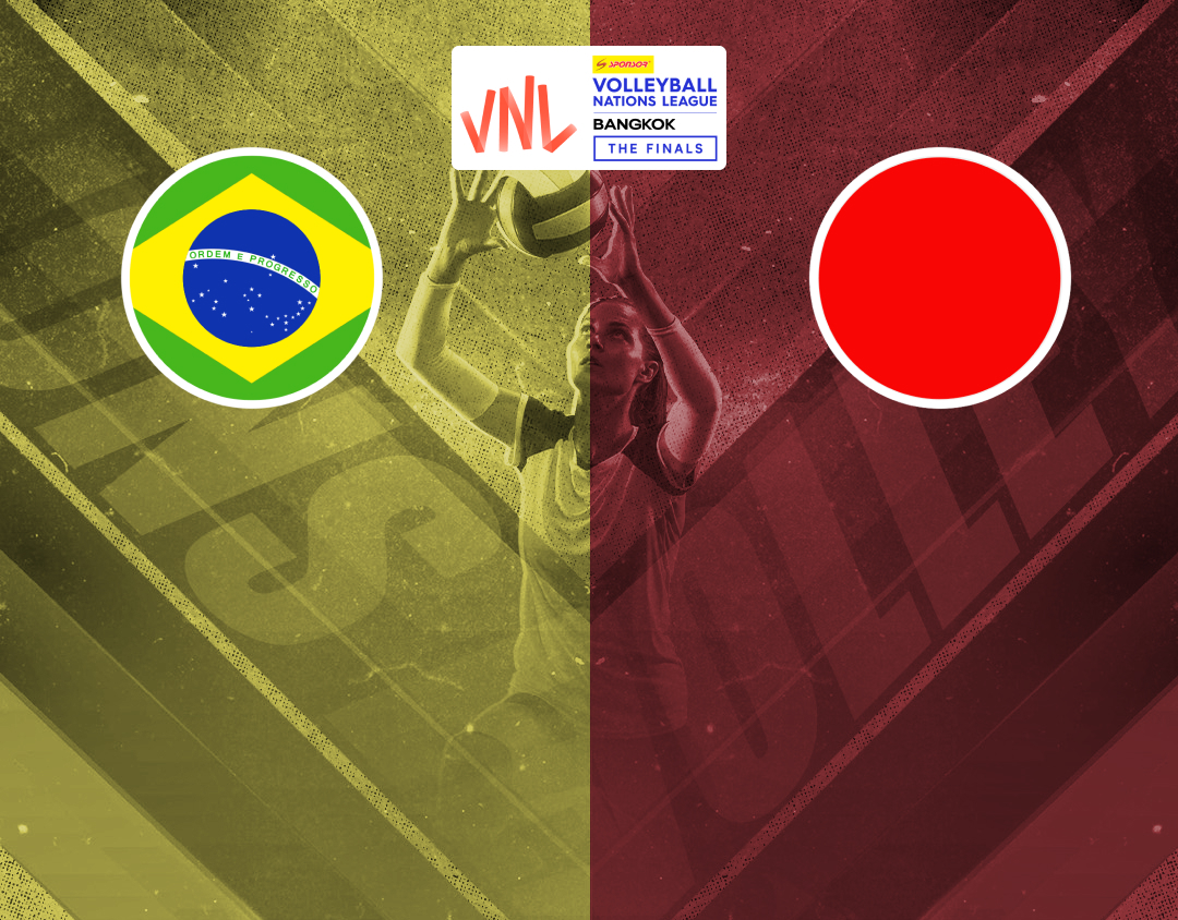 Match #102 of volleyball nations league women's banner