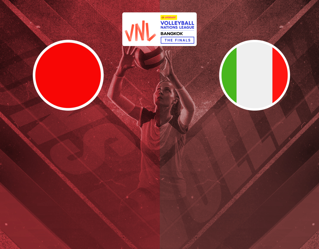 Match #104 of volleyball nations league women's banner
