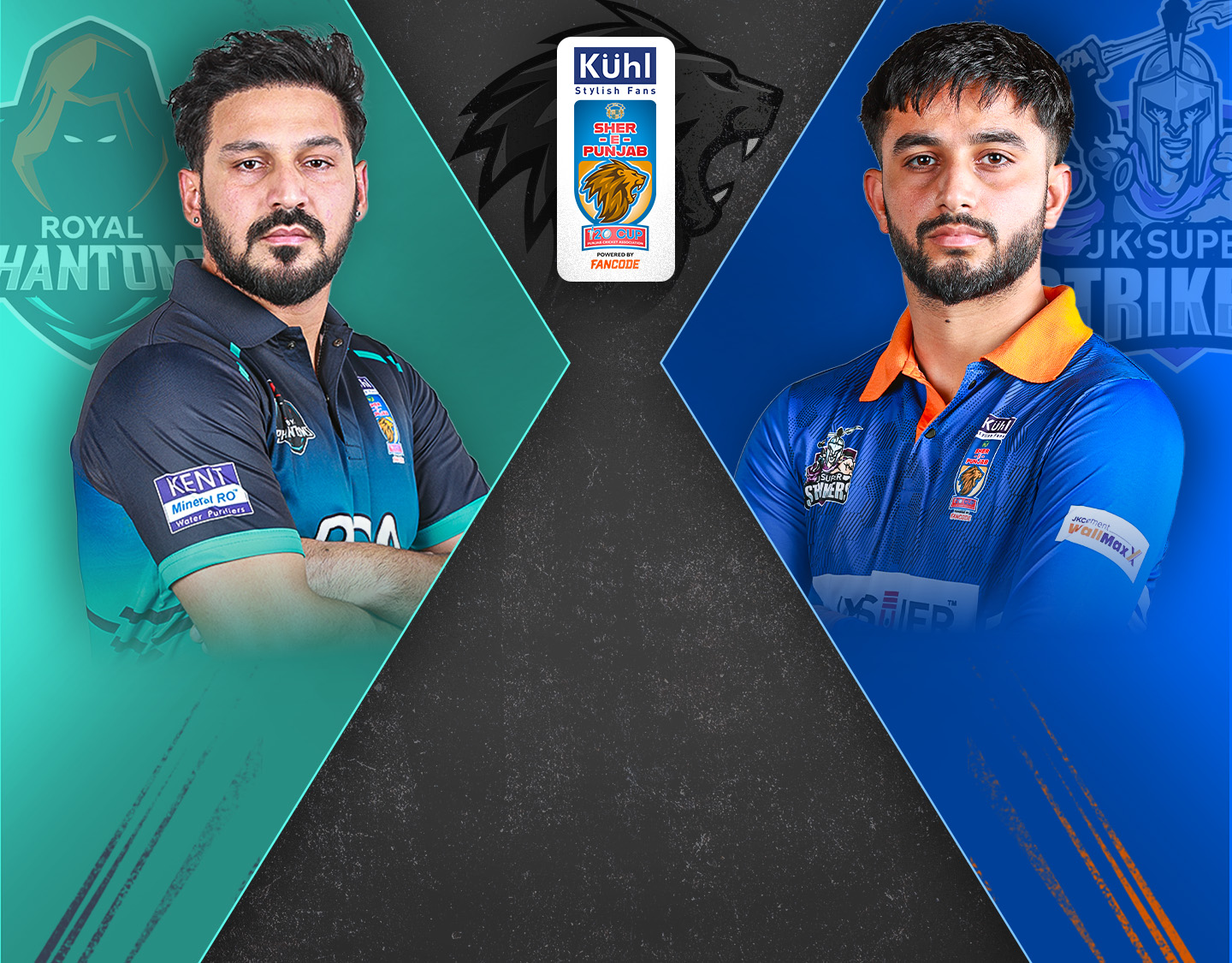 Match 11 of sher-e-punjab t20, 2024: royal phantoms vs jk super strikers banner