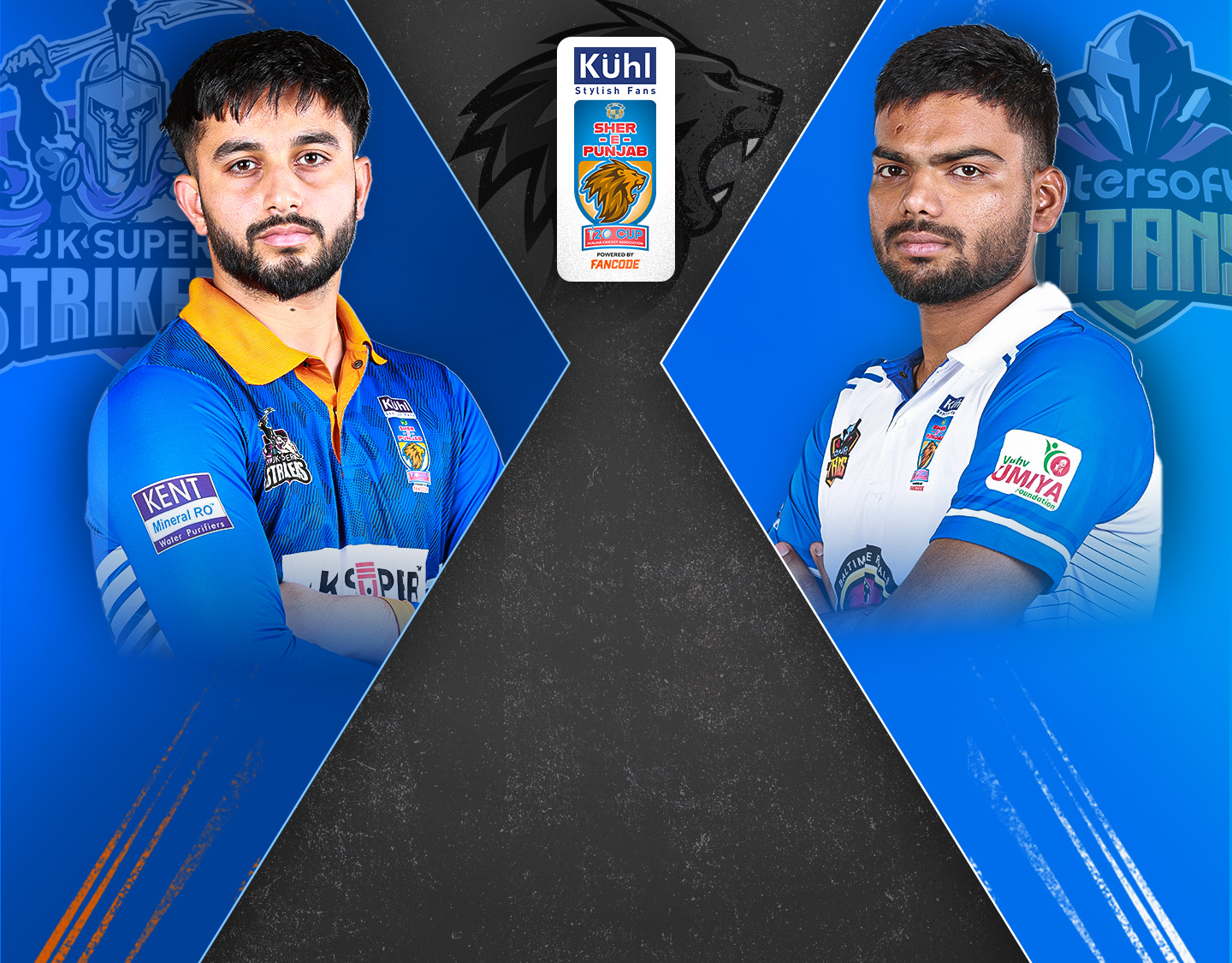 Match 1 of sher-e-punjab t20, 2024: jk super strikers vs intersoft titans banner