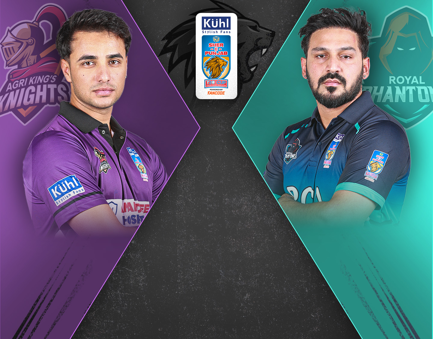 Match 21 of sher-e-punjab t20, 2024: agri king's knights vs royal phantoms banner