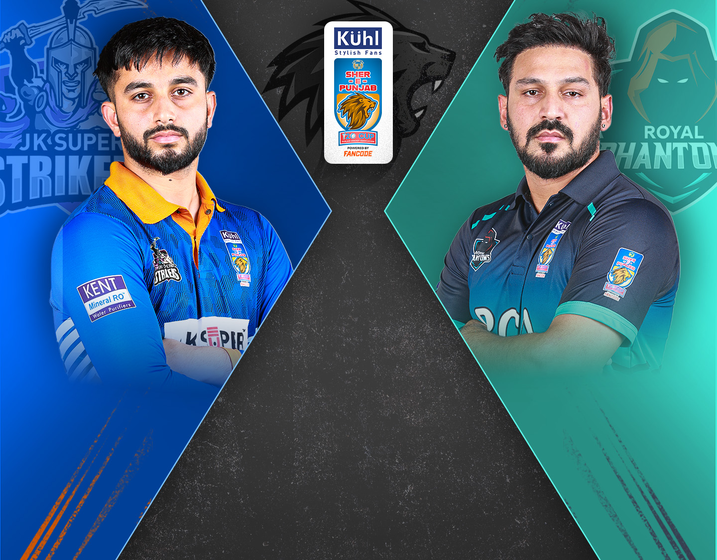 Match 25 of sher-e-punjab t20, 2024: jk super strikers vs royal phantoms banner