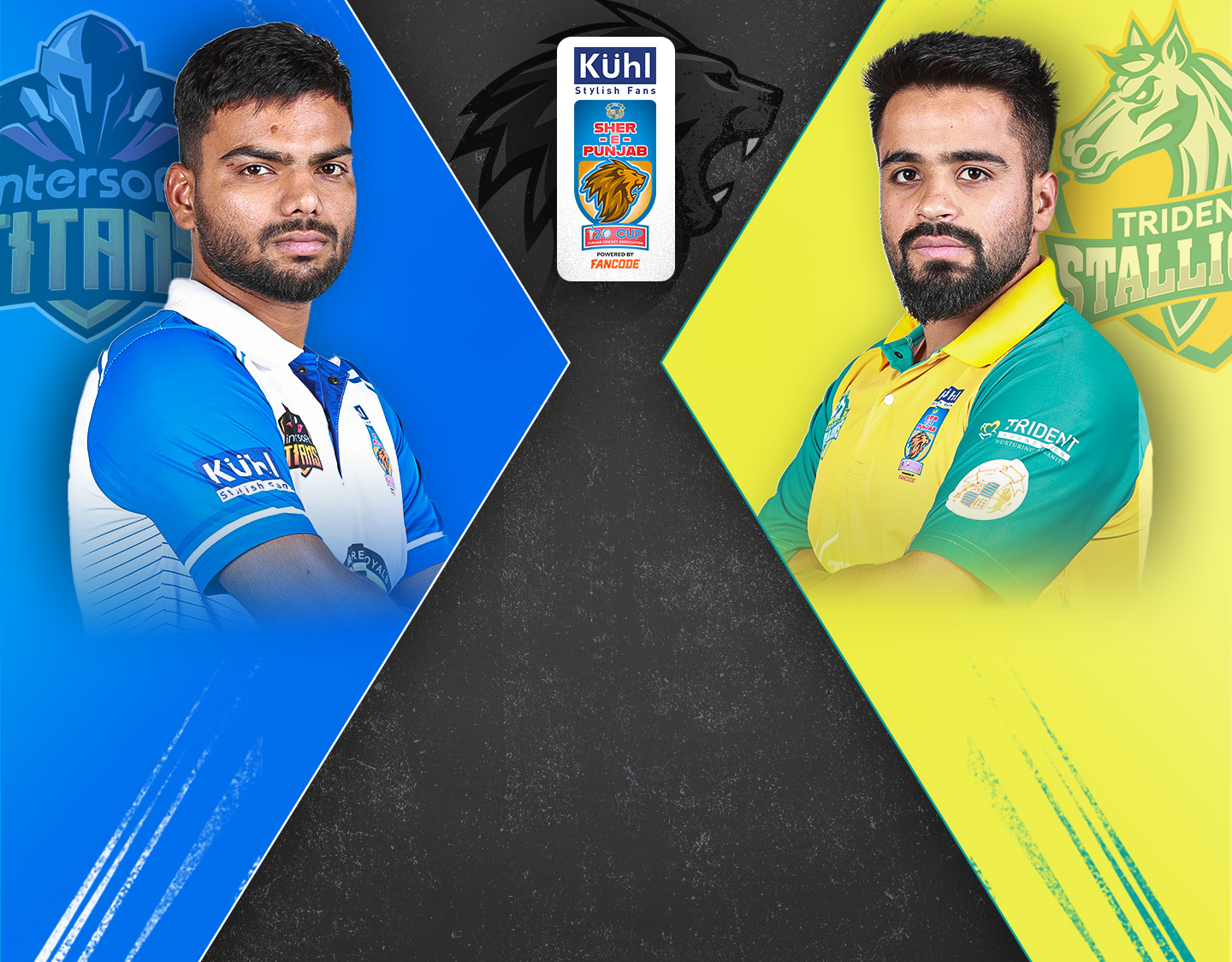 Match 27 of sher-e-punjab t20, 2024: intersoft titans vs trident stallions banner