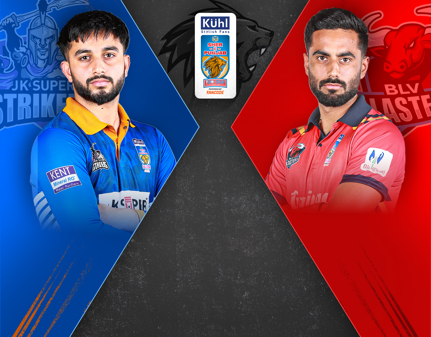 Match 28 of sher-e-punjab t20, 2024: jk super strikers vs blv blasters banner