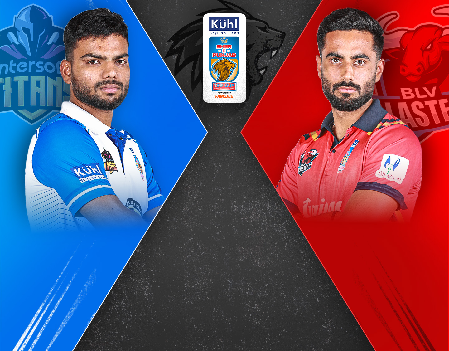 Match 4 of sher-e-punjab t20, 2024: intersoft titans vs blv blasters banner