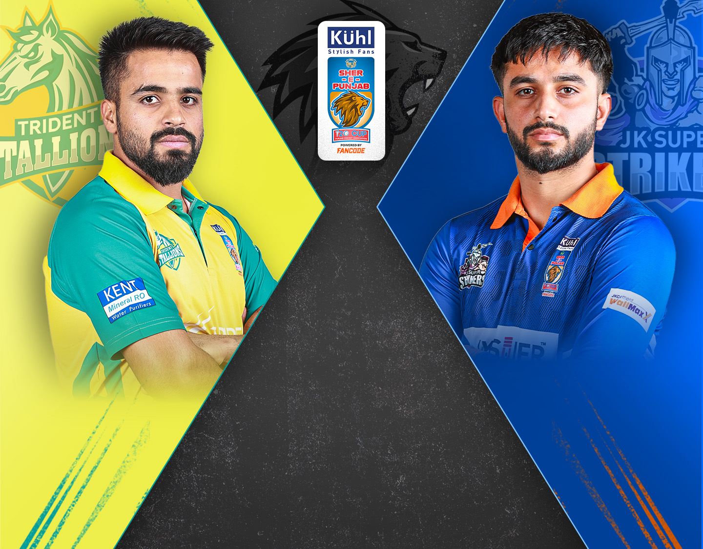 Match 5 of sher-e-punjab t20, 2024: trident stallions vs jk super strikers banner