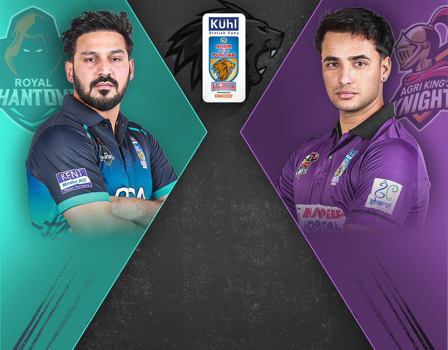 Match 6 of sher-e-punjab t20, 2024: royal phantoms vs agri king's knights banner