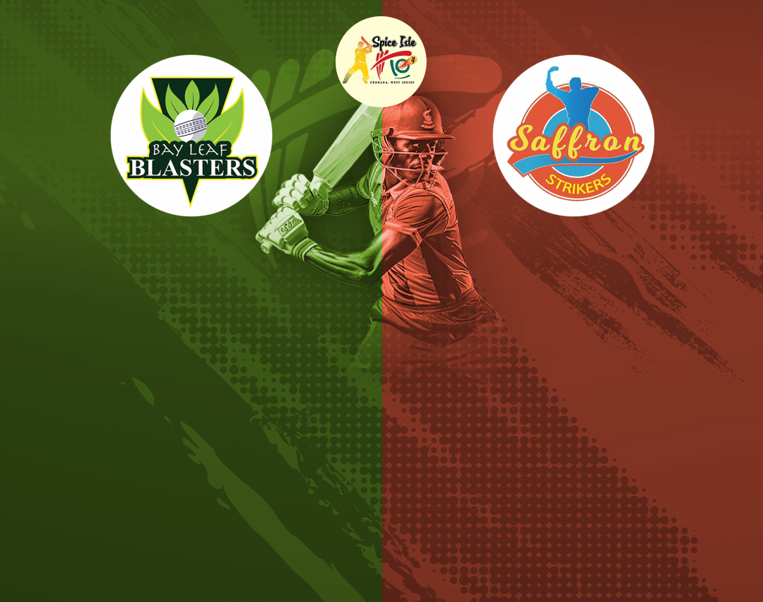 5/6 place play off of dream11 spice isle t10, 2024: bay leaf blasters vs saffron strikers banner
