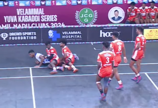 PRIST University sail past Karpagam University 48-30