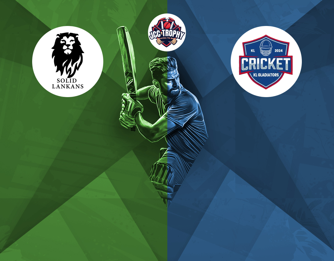 Match 12 of malaysia t10 bash, phase 2, 2024: solid lankans vs kl gladiators banner