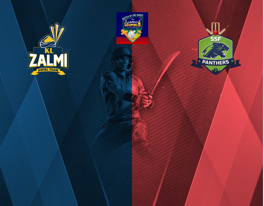 Match 1 of grand rumble t10 championship round 3, 2024: kl zalmi vs sff panthers, malaysia banner