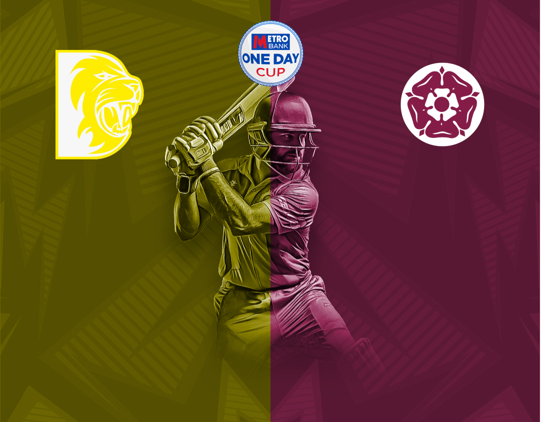 Match 31 of metro bank one day cup, 2024: durham vs northamptonshire banner