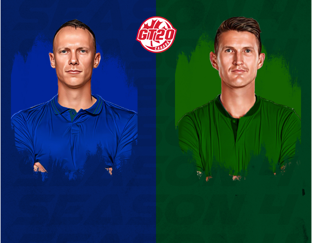 Match 15 of global t20 canada, 2024: toronto nationals vs vancouver knights banner