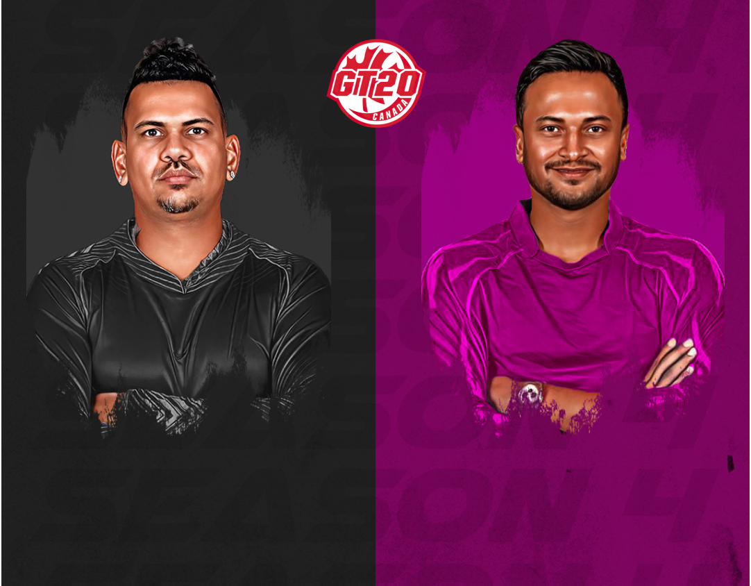 Match 18 of global t20 canada, 2024: surrey jaguars vs bangla tigers mississauga banner