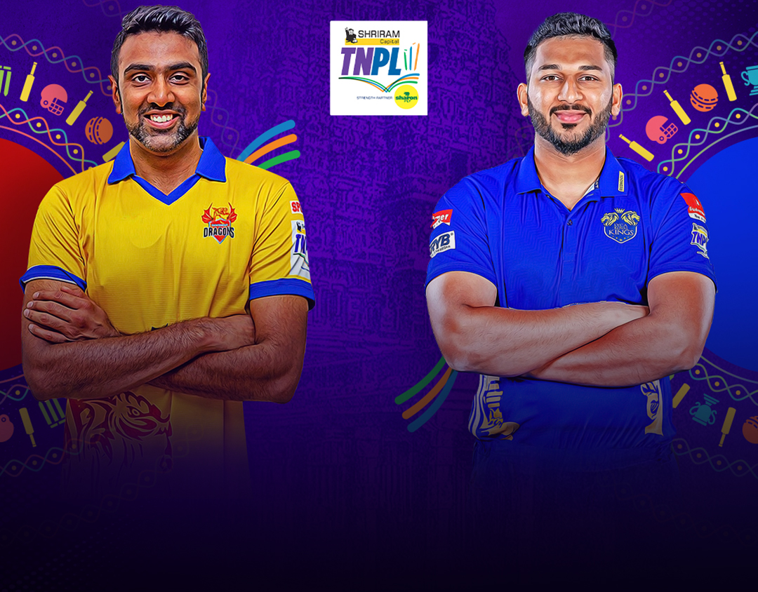 Match 19 of tamil nadu premier league, 2024: dindigul dragons vs lyca kovai kings banner