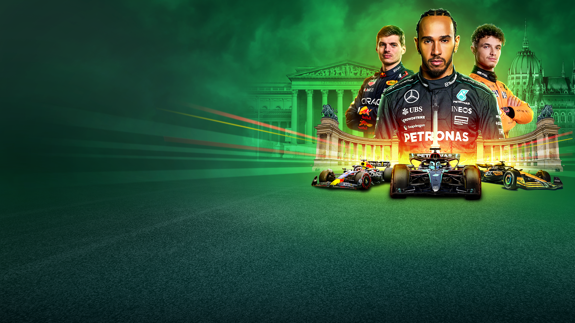 F1 hungarian grand prix 2024 formula 1 banner