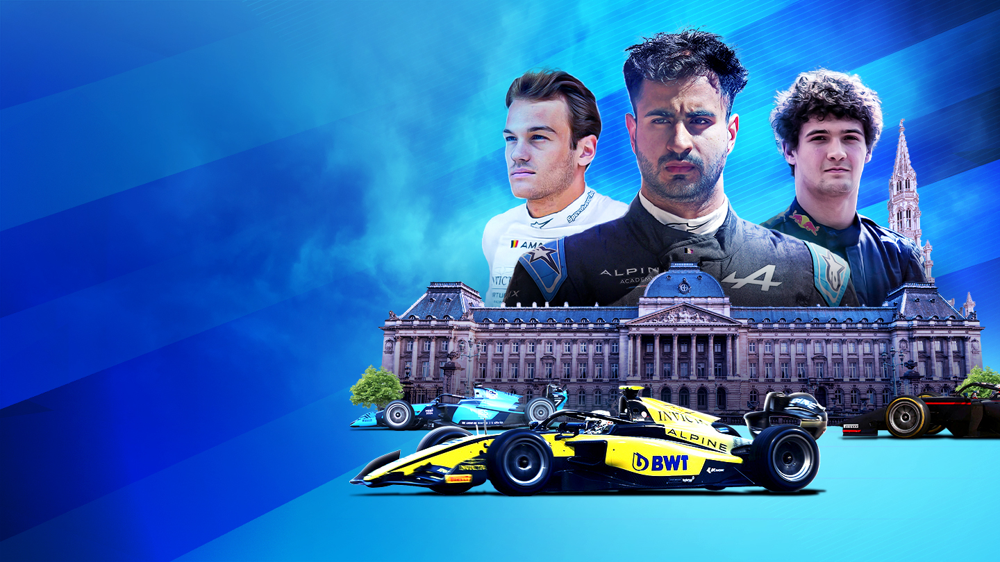 F2 belgium 2024 motorsports banner