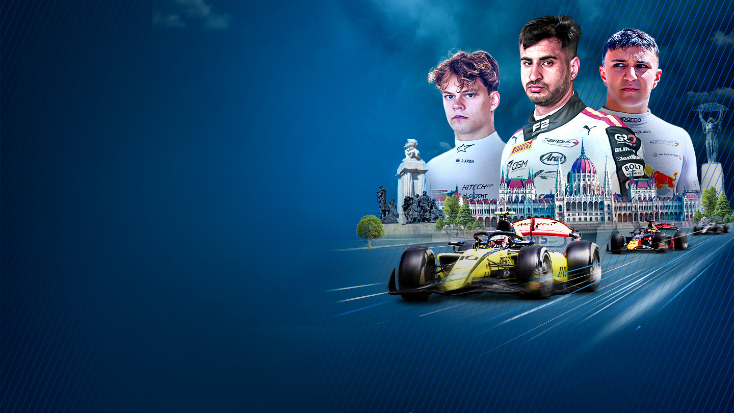 F2 hungary 2024 motorsports banner
