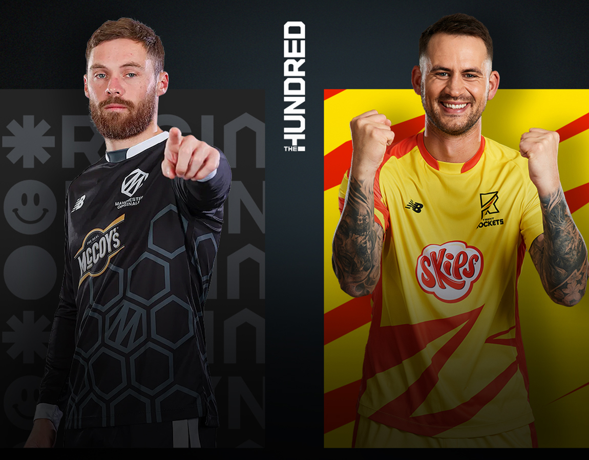 Match 7 of the hundred, 2024: manchester originals vs trent rockets banner