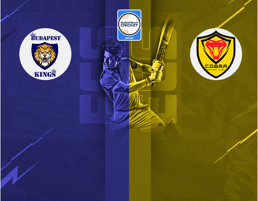 Eliminator of ecs hungary, 2024: budapest super kings vs cobra cc banner