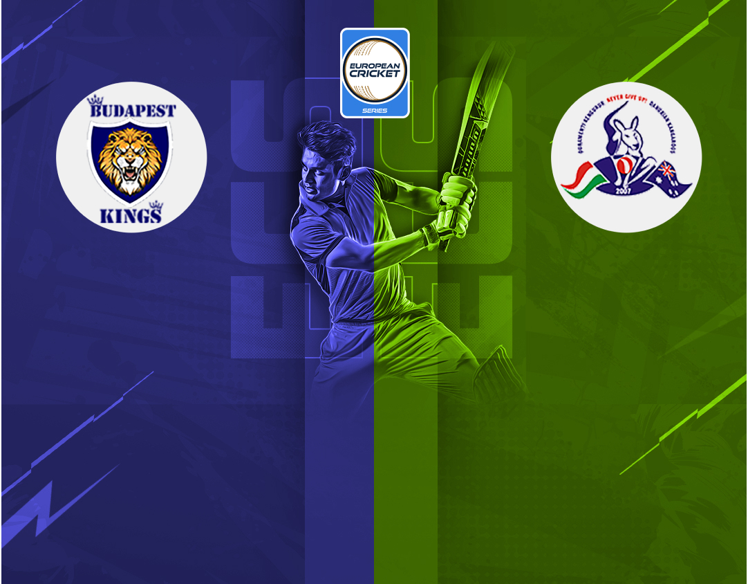 Match 50 of ecs hungary, 2024: budapest super kings vs danubian kangaroos banner
