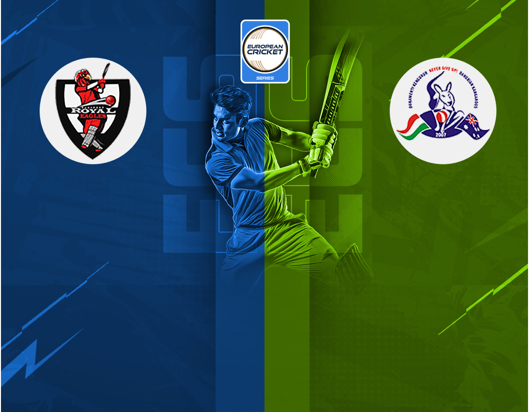 Match 54 of ecs hungary, 2024: royal eagles vs danubian kangaroos banner