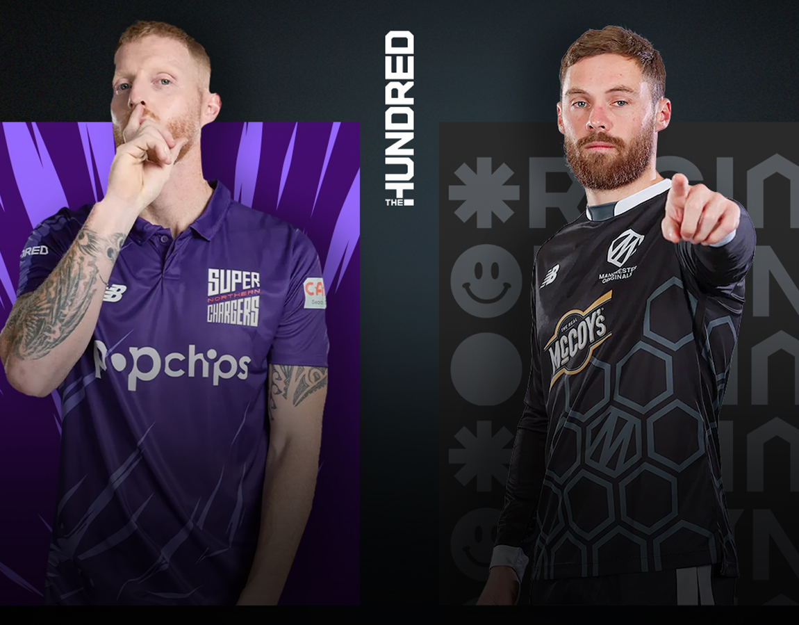 Match 16 of the hundred, 2024: northern superchargers vs manchester originals banner