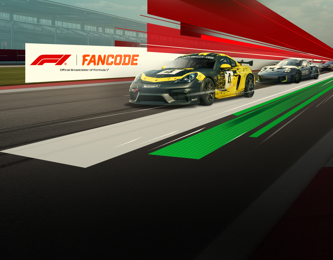 Porsche mobil 1 supercup motorsports match card