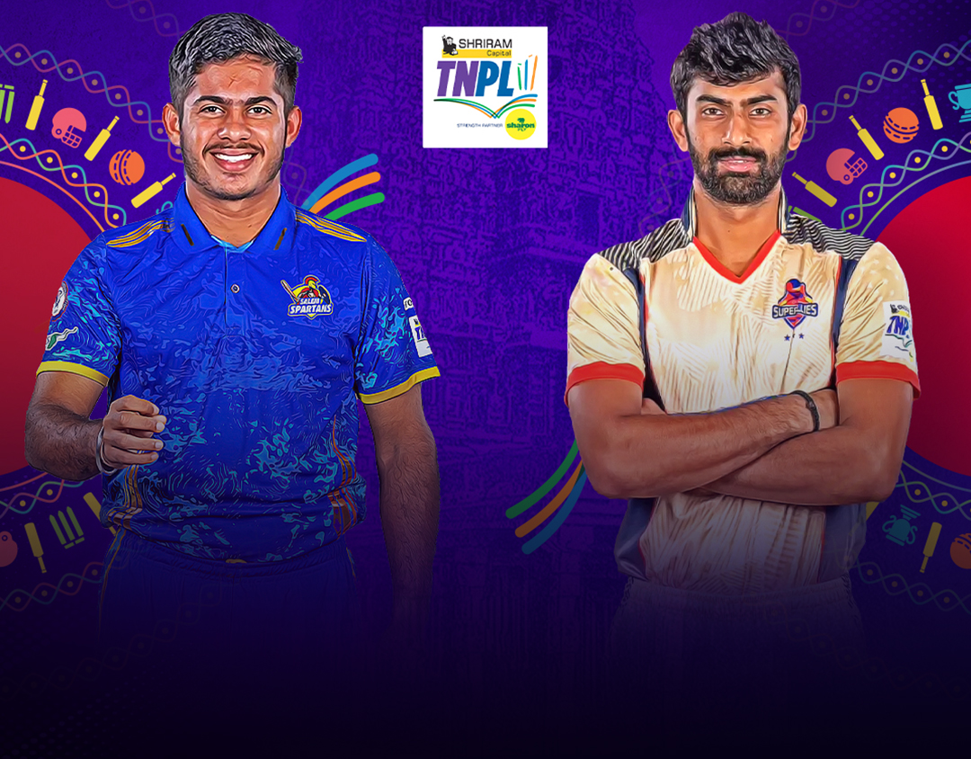 Match 17 of tamil nadu premier league, 2024: skm salem spartans vs chepauk super gillies banner