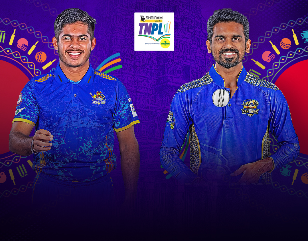 Match 3 of tamil nadu premier league, 2024: skm salem spartans vs siechem madurai panthers banner