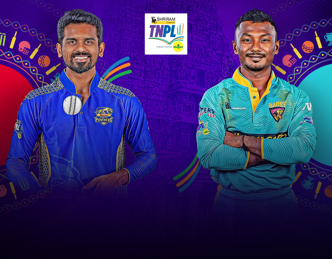 Match 7 of tamil nadu premier league, 2024: siechem madurai panthers vs trichy grand cholas banner