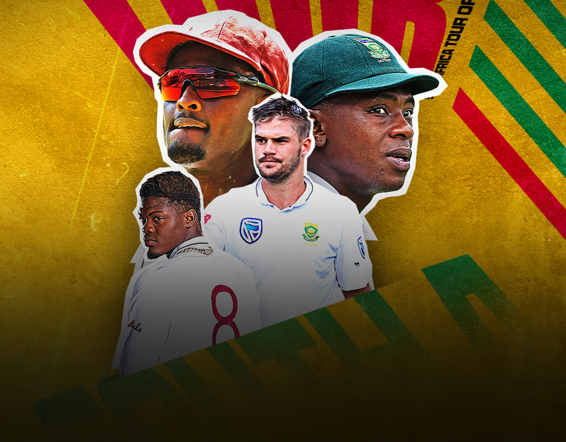 1st test of south africa tour of west indies, 2024: west indies vs south africa banner