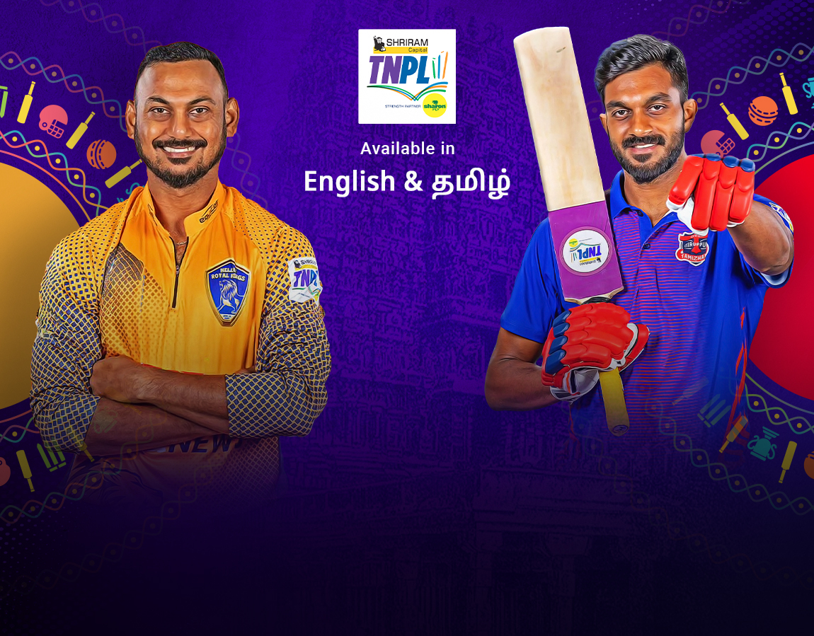 Match 23 of tamil nadu premier league, 2024: nellai royal kings vs idream tiruppur tamizhans banner